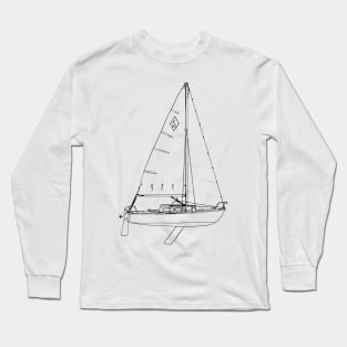 Sailboat - Catalina 22 Long Sleeve T-Shirt